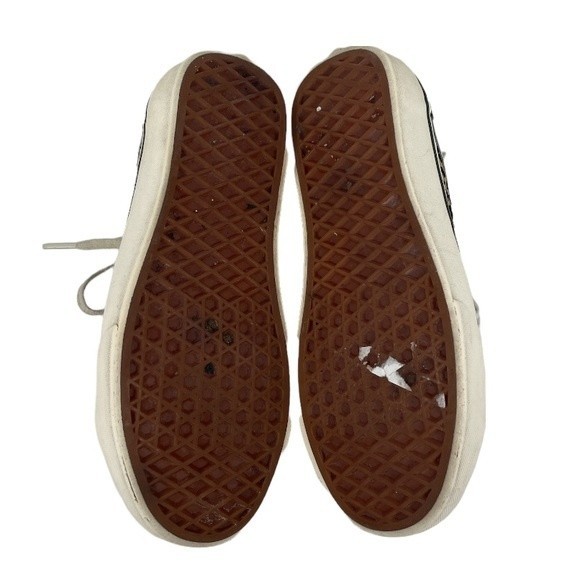 Vans Old Skool Suede Animal Print Low Top Sneakers Black Tan Size 7 - Picture 7 of 11